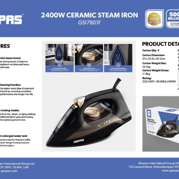 اتو بخار جیپاس